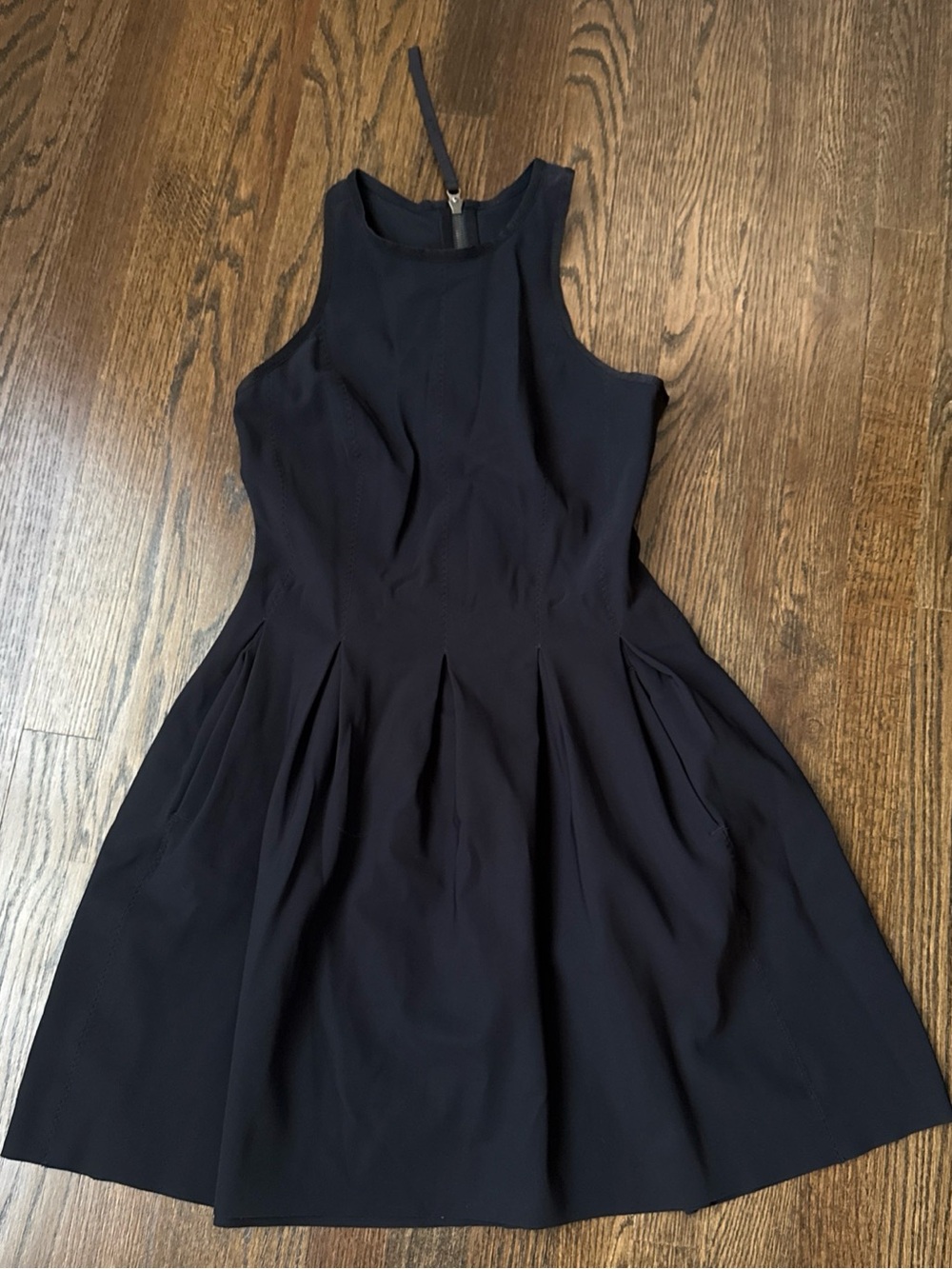 Lululemon Here to There Dress Black Measures a Size 6 Has Pockets